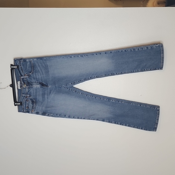 Levis 505 Straight Leg Womens Jeans Classic Medium Wash Summer Faded Iconic - Picture 11 of 16